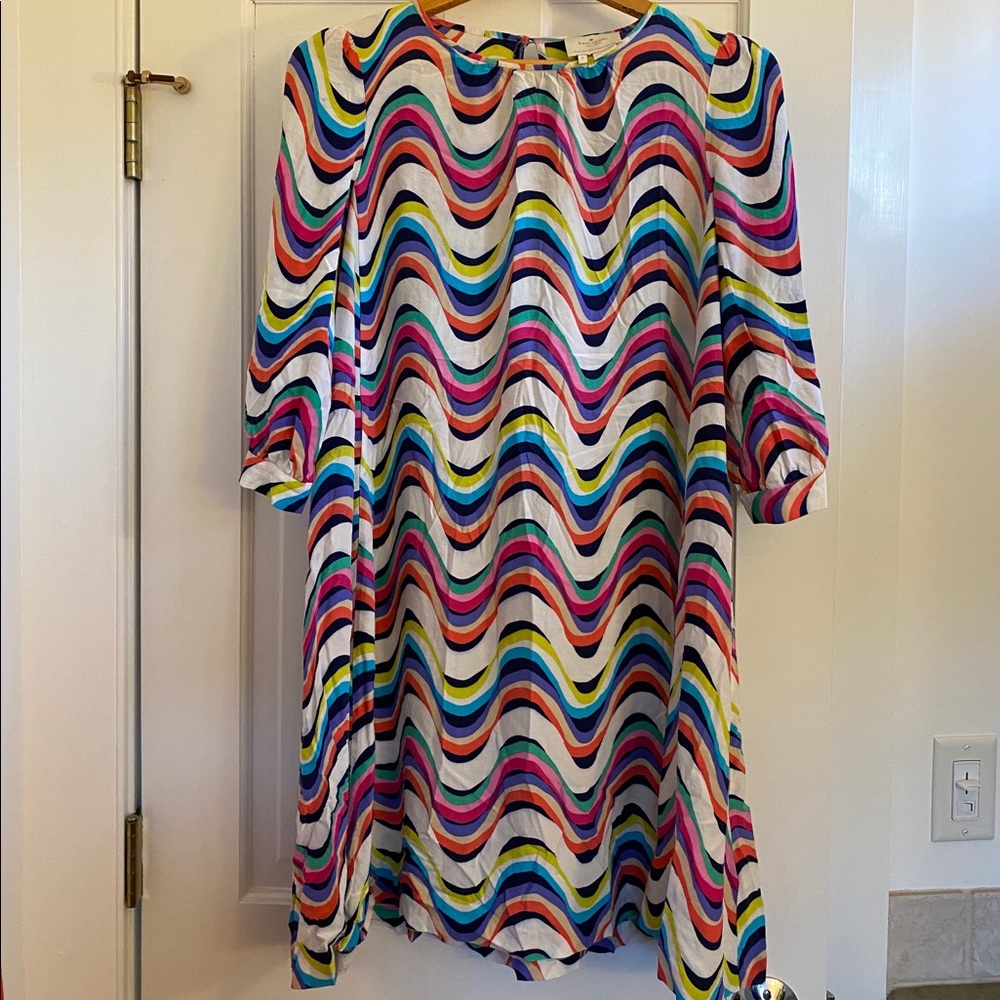 Kate Spade Multicolor Wave Mini Dress